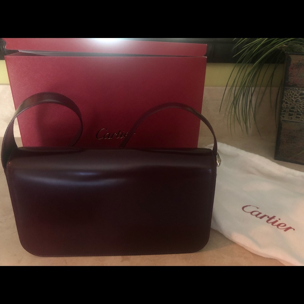 Cartier Patent Leather Purse